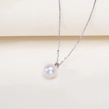 OSM Pearl Necklace 10–11 mm White 925 Silver