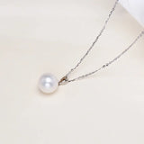 OSM Pearl Necklace 10–11 mm White 925 Silver