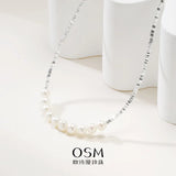 OSM Pearl Necklace 6–7 mm – 925 Silver