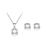 OSM Flat Round Ring & Adjustable Silver Chain Set 8–9mm – S925 Silver