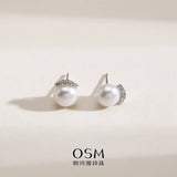 OSM Flat Round Ring & Adjustable Silver Chain Set 8–9mm – S925 Silver