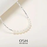 OSM Pearl Necklace 6–7 mm – 925 Silver