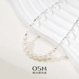 OSM Pearl Necklace 6–7 mm – 925 Silver