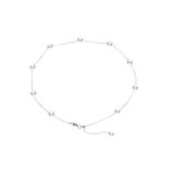 OSM White Pearl Necklace 6–7 mm 925 Silver