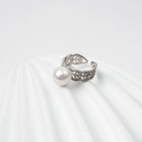 OSM Round Adjustable CZ Ring 11–12mm – Silvery White