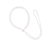 OSM White Pearl Necklace 5–8mm Nearly Round, 160cm